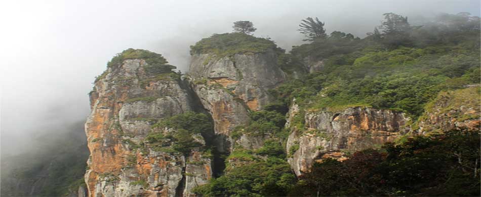 Pillar Rocks in Kodaikanal